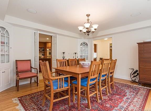 Spacious formal dining room is directly off the kitchen and foyer.