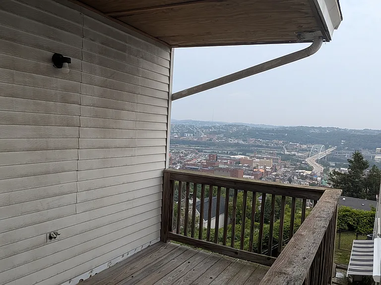 2nd floor: private deck from bedroom 2