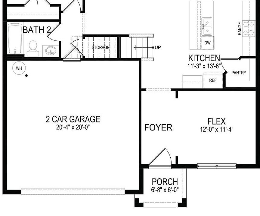Popular Haydon Floor Plan (left-right flipped, 5br, 3ba, 2 car garage) https://www.drhorton.com/florida/sarasota/parrish/bella-lago/floor-plans/4ehb