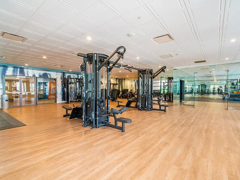 State-of-the-art fitness center with strength equipment