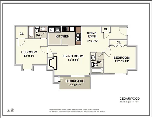 Floor plan Cedarwood
