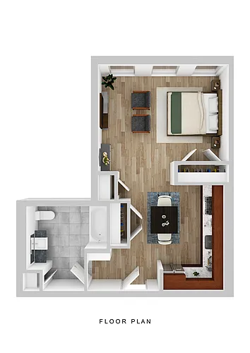 Floor plan Studio