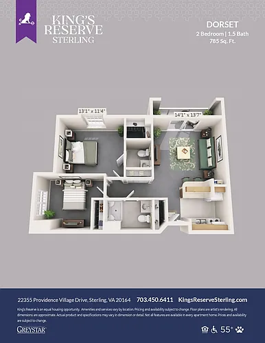 Floor plan B1