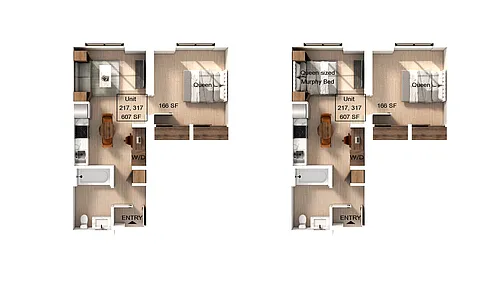 Floor plan 1 Bedroom