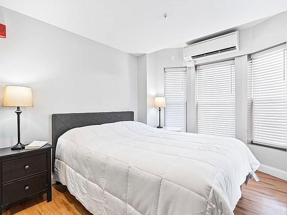 Premium queen size pillow top bed.