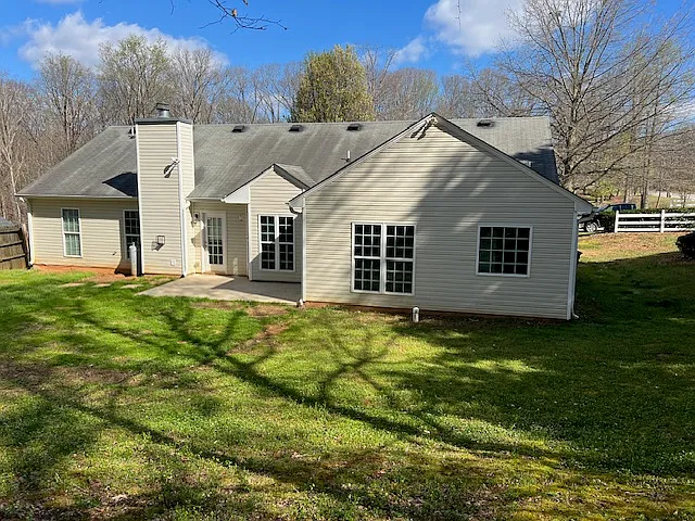 Rear of house view