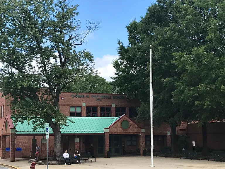 Pyle Middle School within walking distance