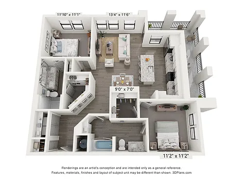 Floor plan B2