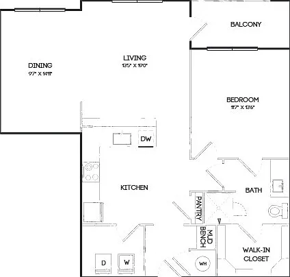 A3A | 1x1 | 904 sq ft A3A | 1x1 | 904 sq ft