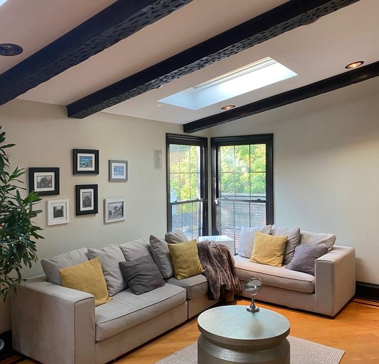 Family room with tv