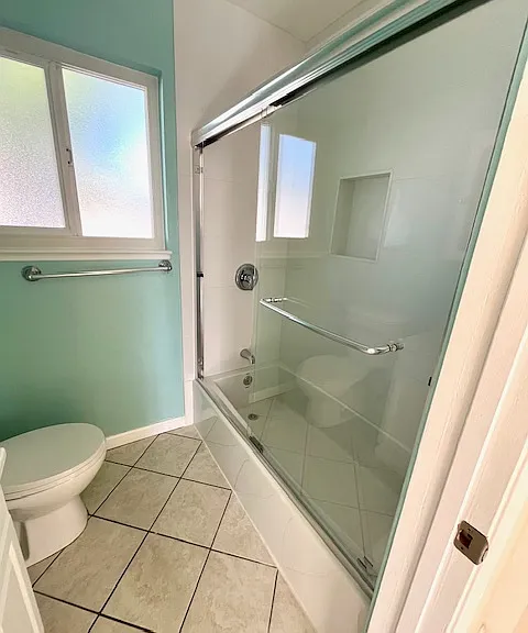 New tub and shower