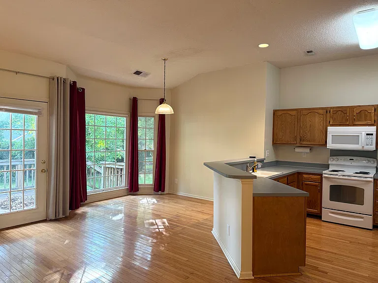 Kitchen with Dining Area and Bay Window
