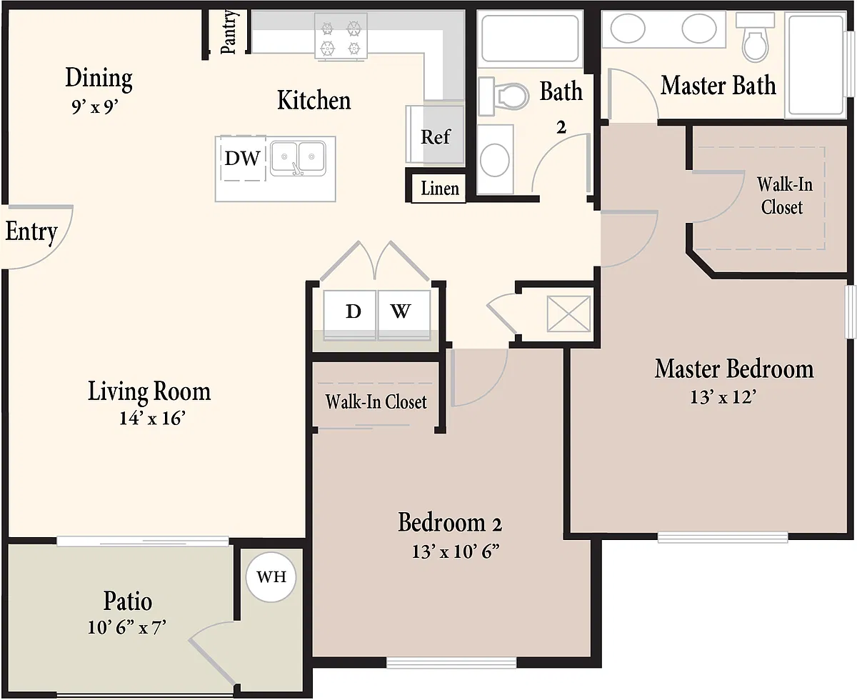 Floor plan B3