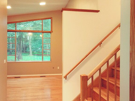 from foyer into living room