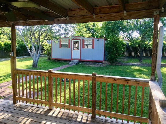 backyard in spring