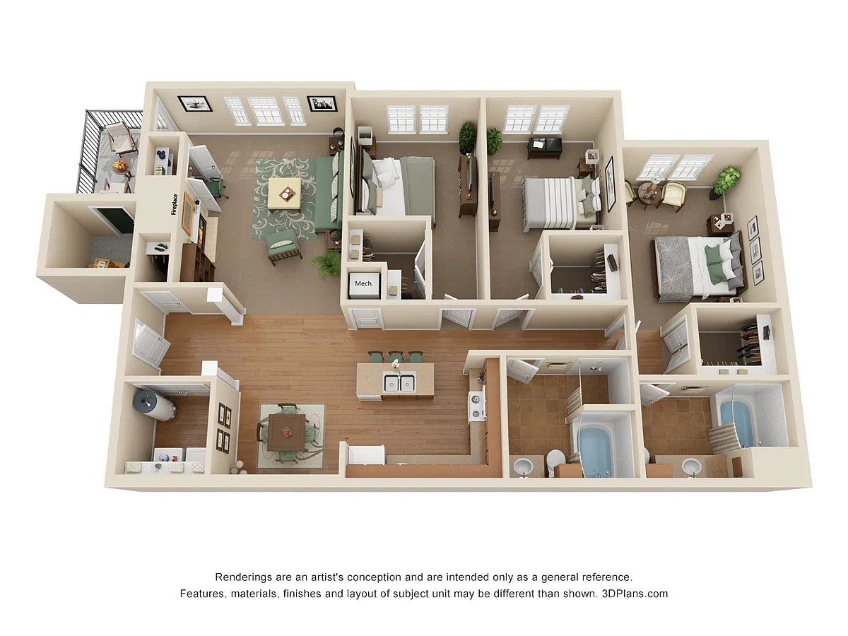 Floor plan Broadwater