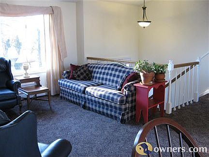 Living room and stairwell