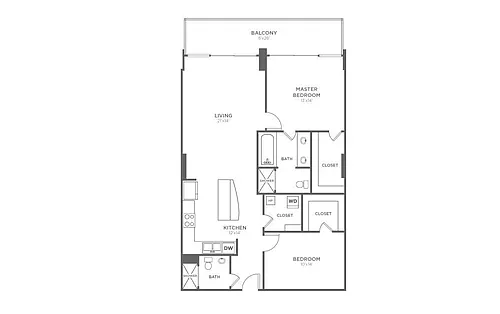 Floor plan B1U