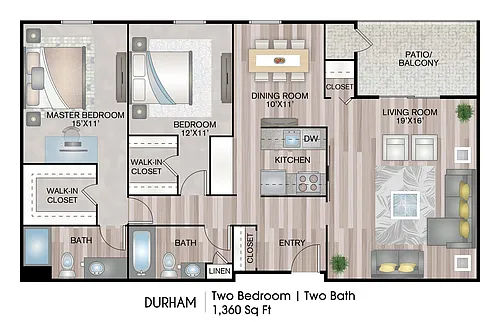 Floor plan Durham