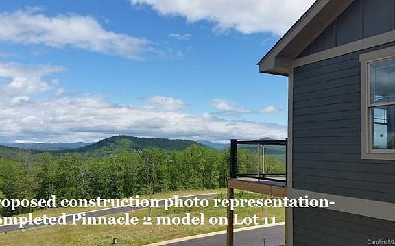 20 View from Deck - Side of Completed Pinnacle 2 Model on Lot 11