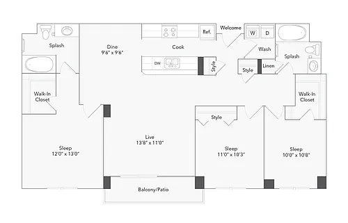 Floor plan Dover