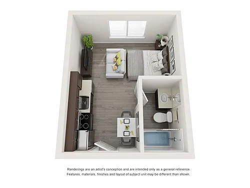 Floor plan Studio
