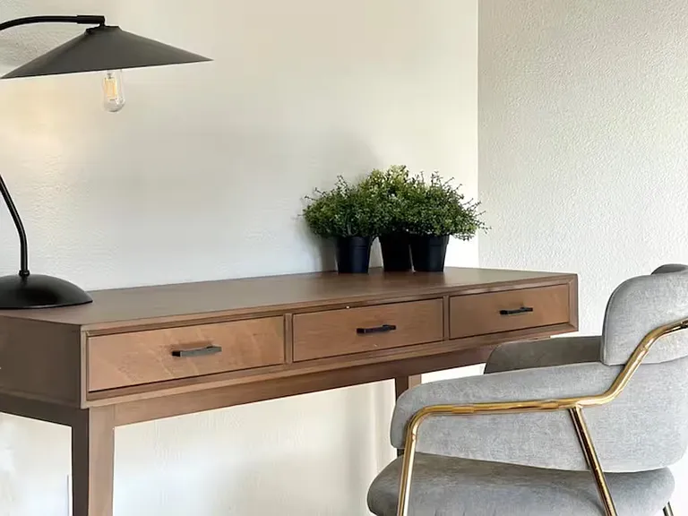 Stay productive with a dedicated workspace and reliable high-speed Wi-Fi, perfect for remote work, virtual meetings, or catching up on emails.