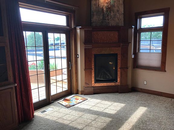 Living room fireplace