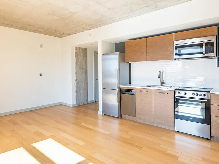 Kitchen and Living Room with Hard Surface Flooring