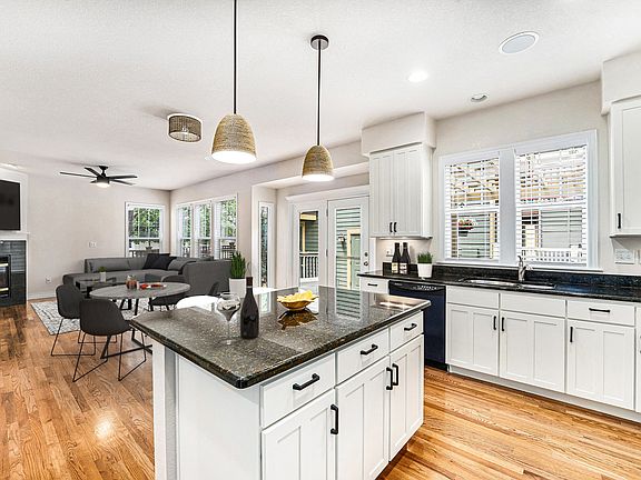Hardwood floors and new lighting