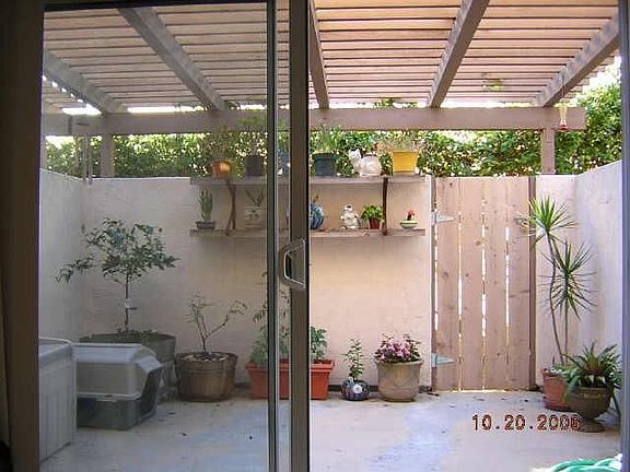 Private patio