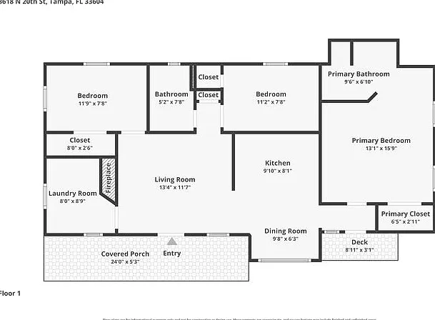 3 bed, 2.0 bath, 1064 sqft, $1,745 — Photo 2