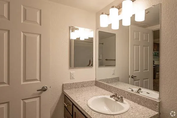 Remodeled bathrooms.