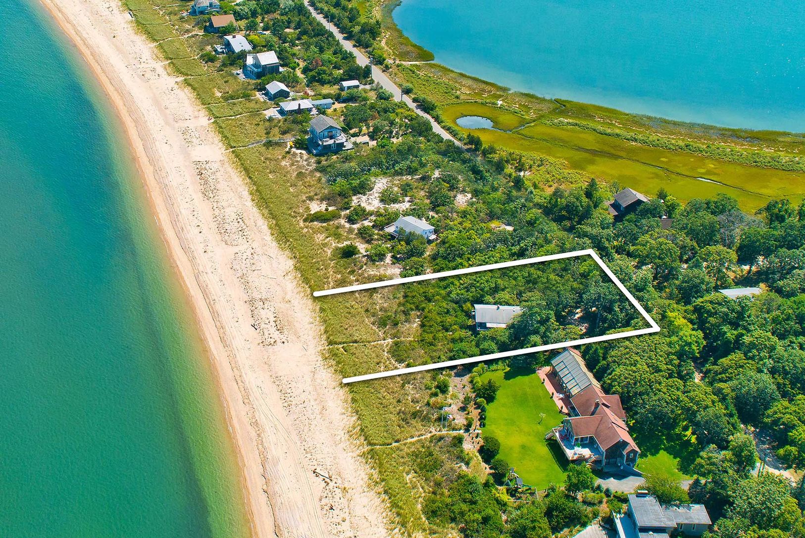  aerial view of .60 acre parcel      