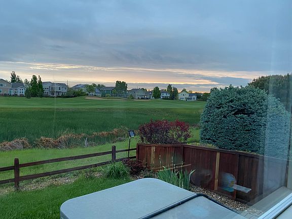 Hot tub overlooking golf course. View from the Master bedroom
