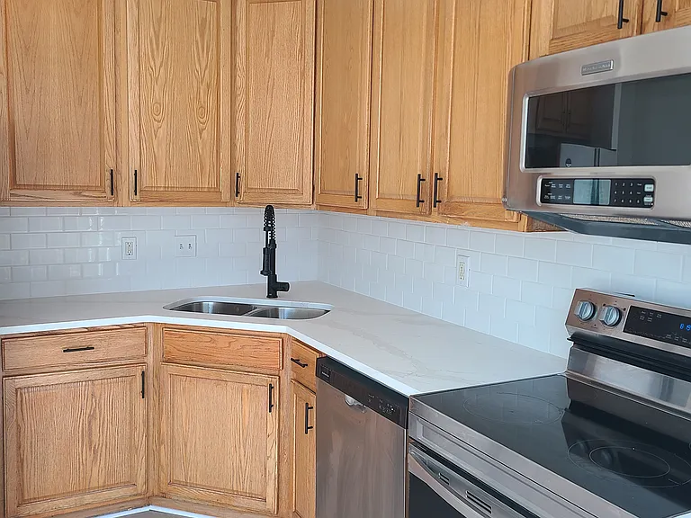 Open kitchen area
