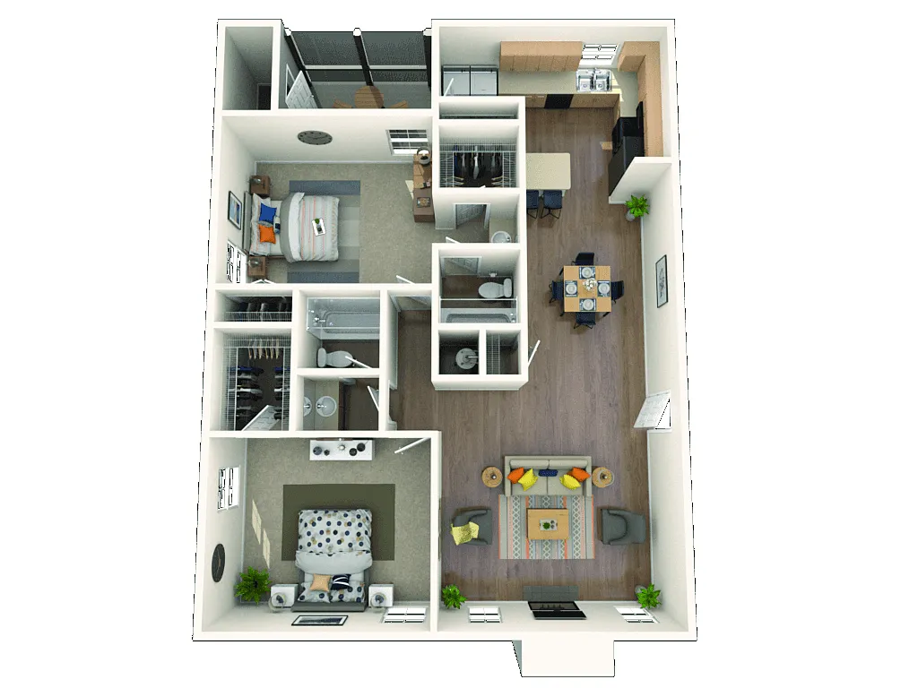 Floor plan B3 - Timberland