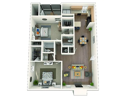 Floor plan B3 - Timberland