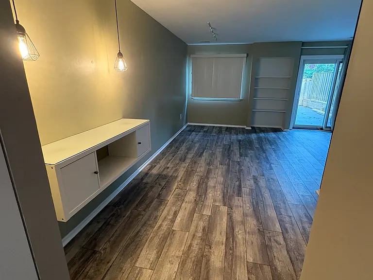 Living Room. Built in bar
