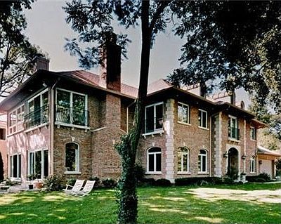 House from back yard view