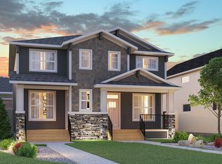 Oak (Left) Plan, Duplex at Livingston, Calgary, AB T3P1R5