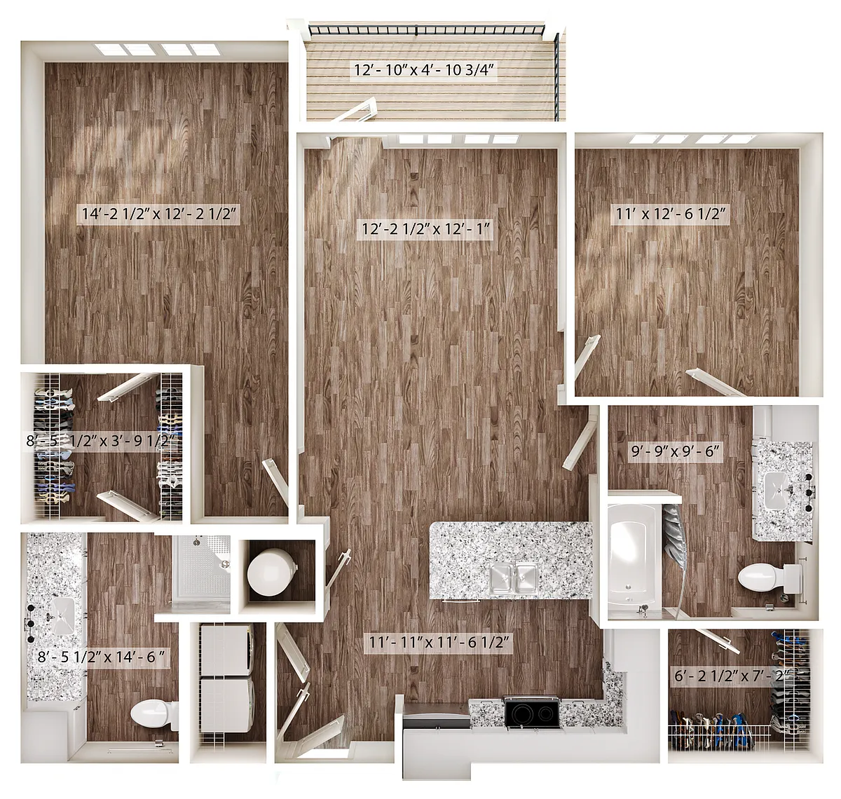 Floor plan 2/2 Boatho