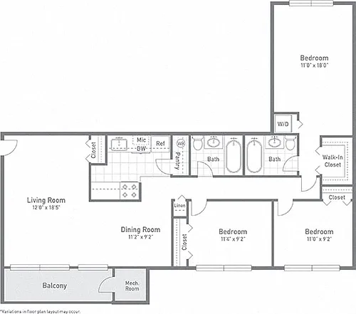 Floor plan Occoquan
