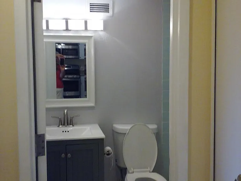 Bathroom with tub