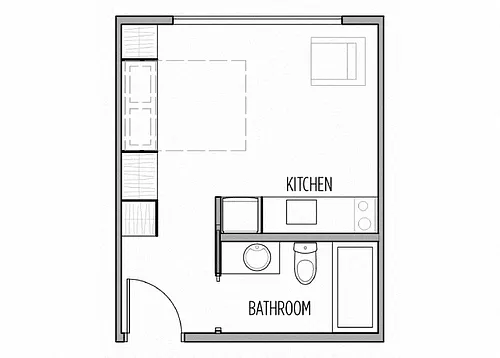 Floor plan Studio