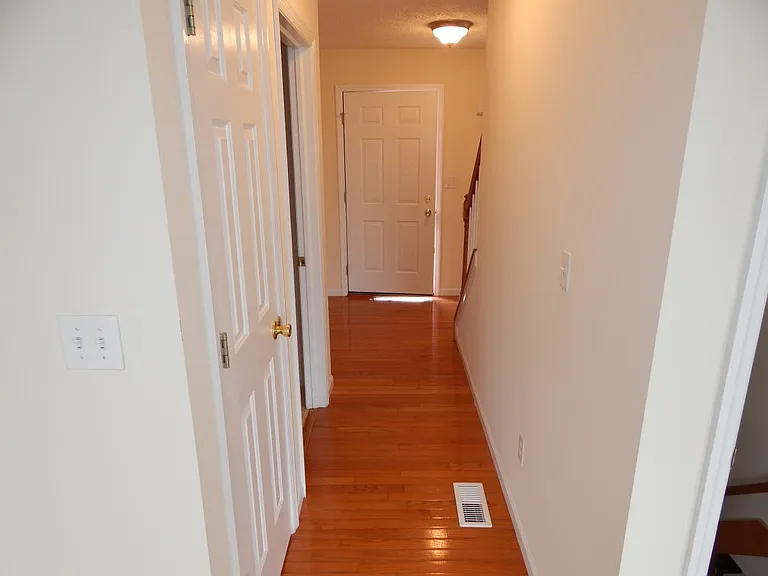 hardwood flooring in foyer