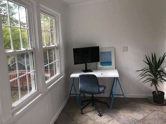 Sunroom can also serve as office