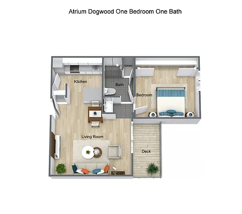 Floor plan One Bedroom