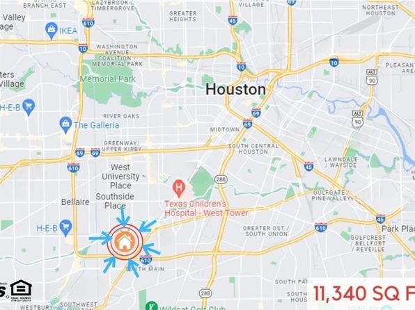 Galleria Houston Condos Map