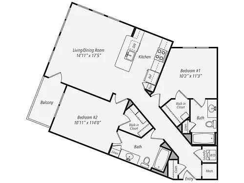 Floor plan B15SC
